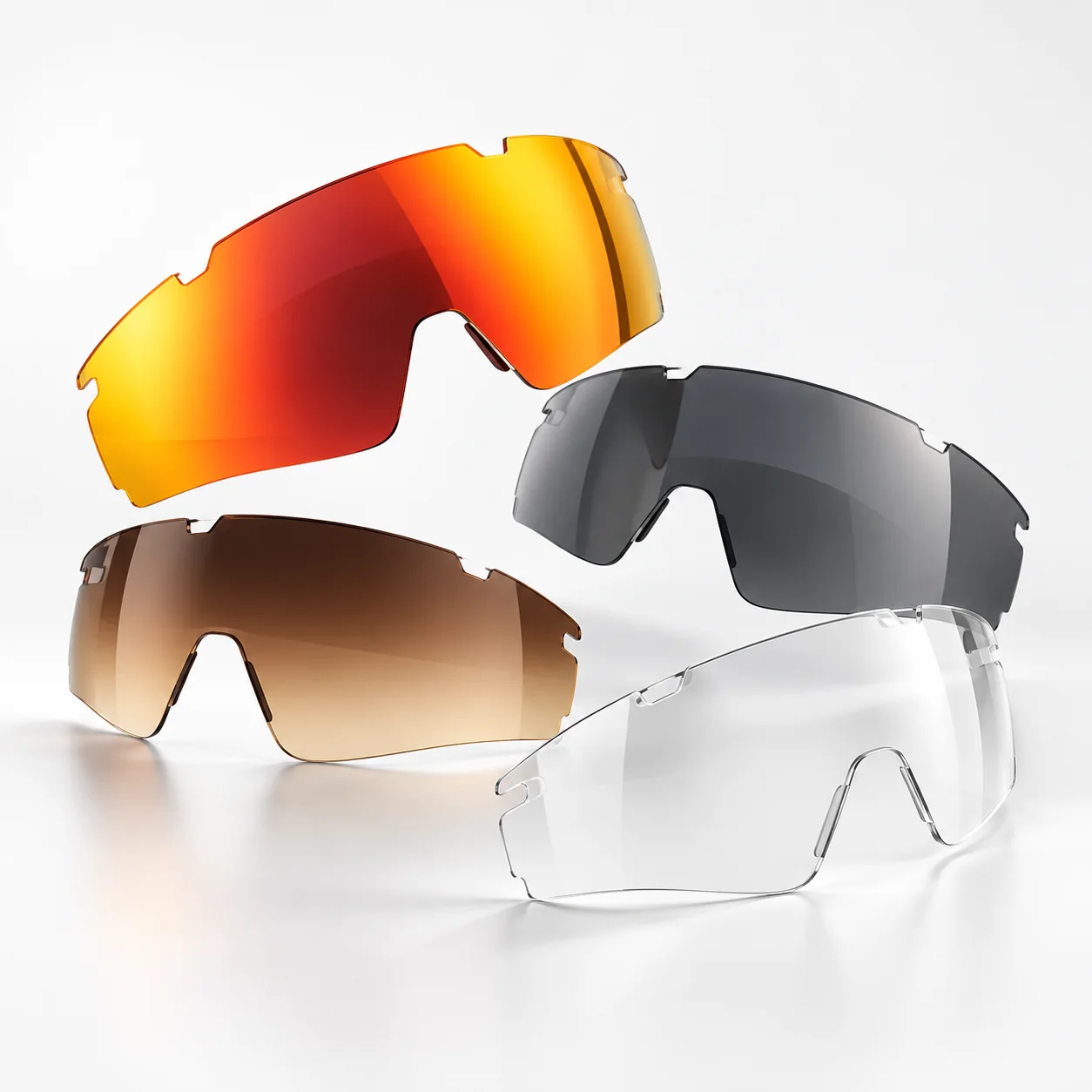 Sports eyewear lens customization options